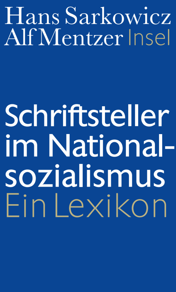 Buchcover: Schriftsteller im Nationalsozialismus
